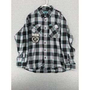 Dixxon Tesha Plaid Flannel Button Shirt Mens 2XL NWT